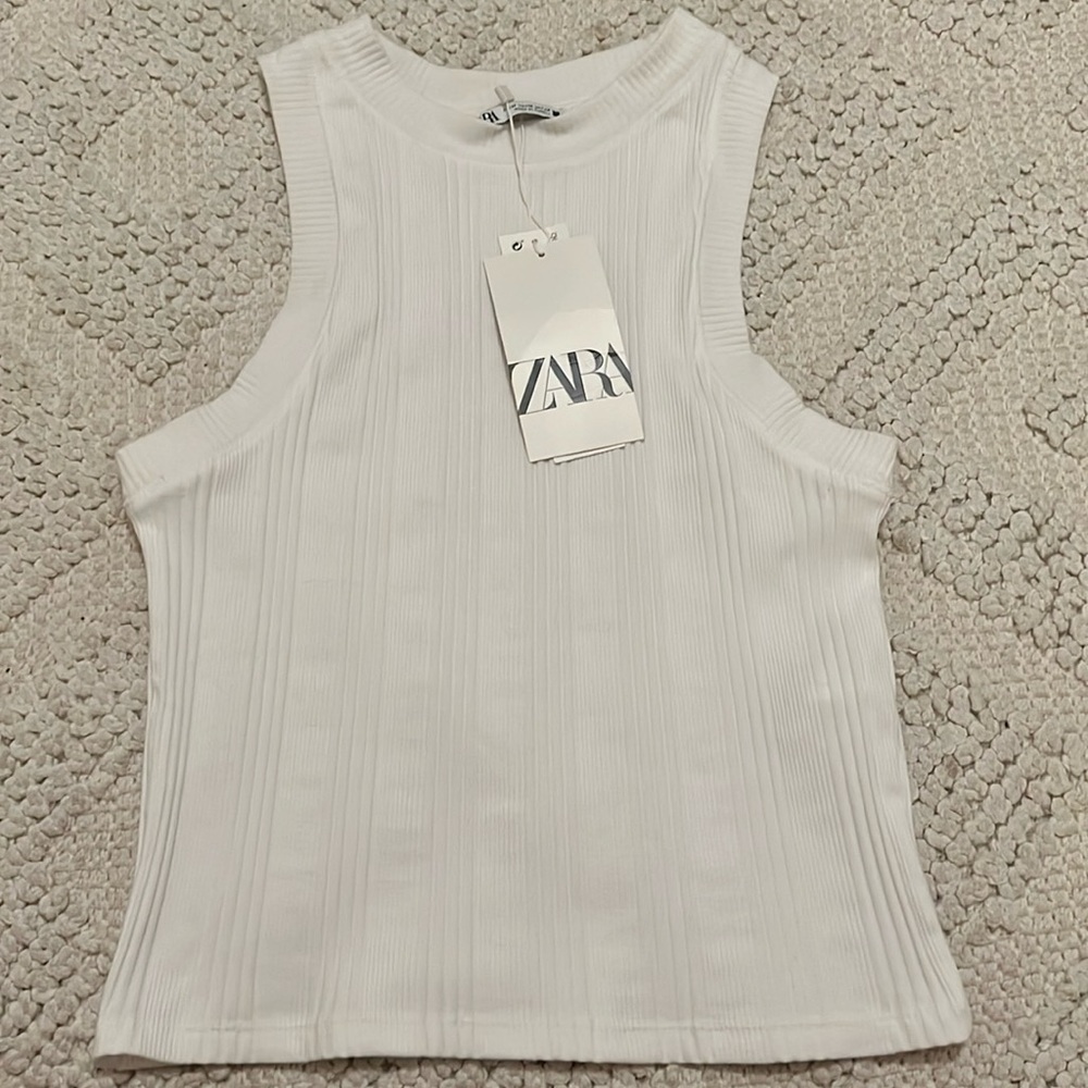 Zara ribbed tank